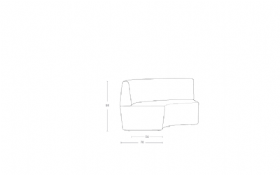 Dimensoes do produto sofa berg